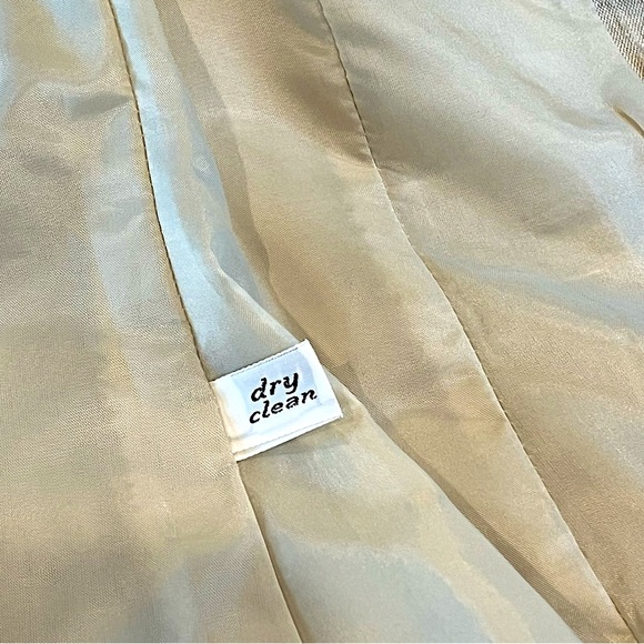 Country Sophisticates EUC by Pendleton Silk Blend Skirt Suit Wheat Color Size 8 - Picture 13 of 14